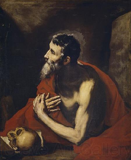 Jose de Ribera Hl. Hieronymus, San Jeronimo Norge oil painting art